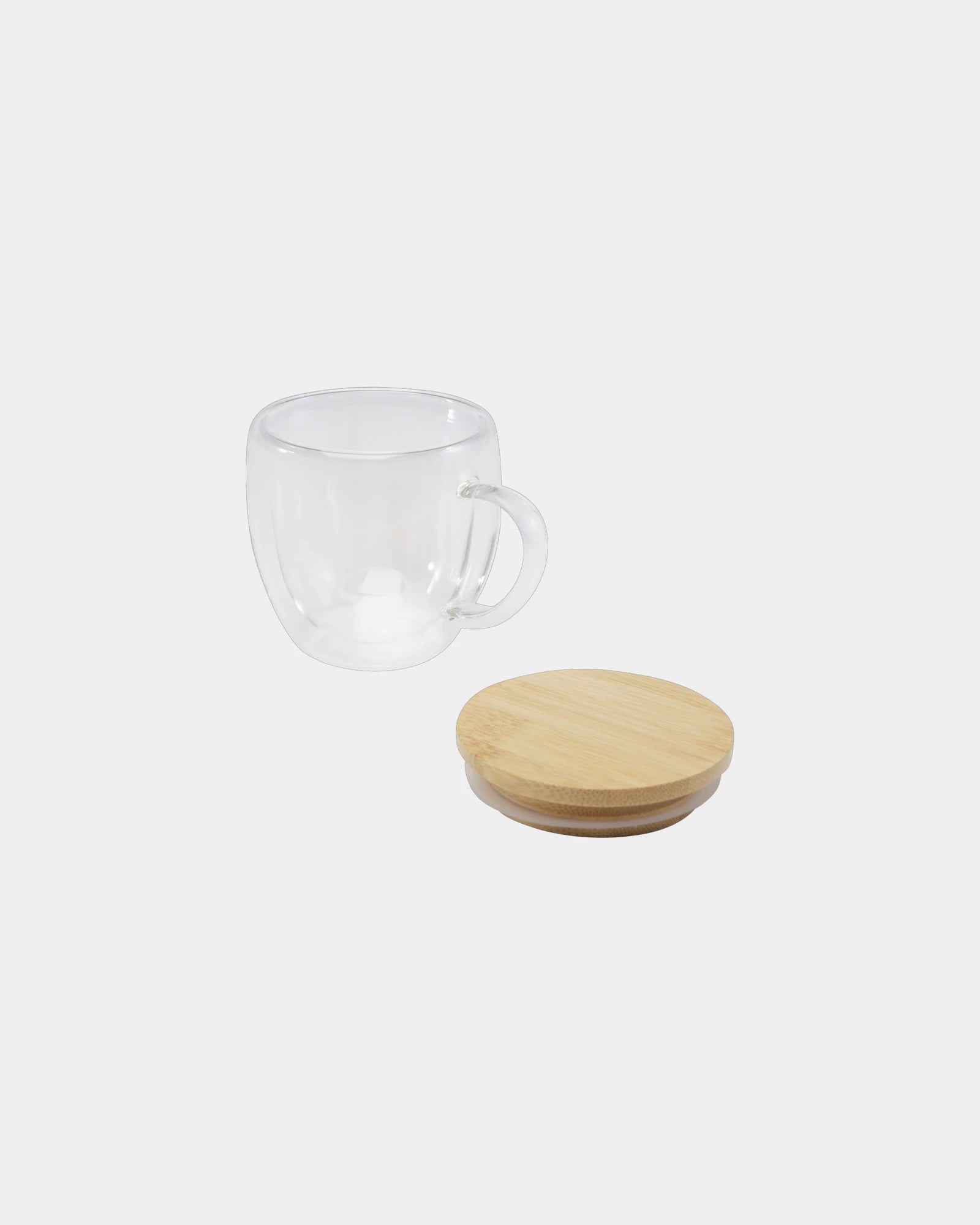 Promotional insulated glass tumbler with bamboo lid - 3